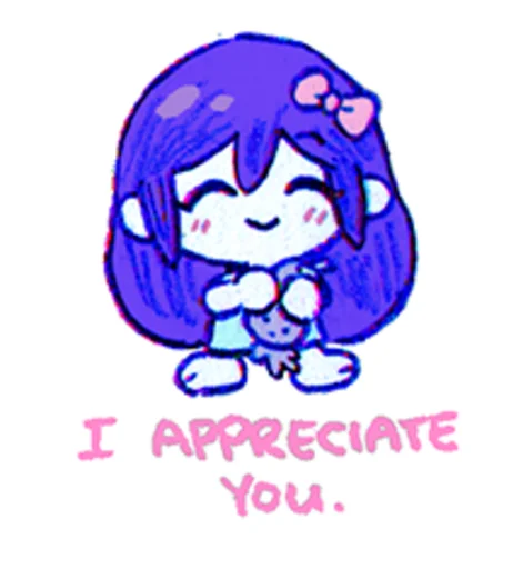 Sticker from the "OMORI" sticker pack