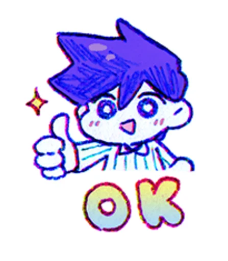 Sticker from the "OMORI" sticker pack