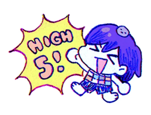 Sticker from the "OMORI" sticker pack