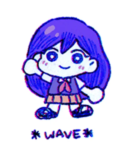 Sticker from the "OMORI" sticker pack