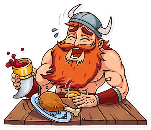 Sticker from the "Viking" sticker pack