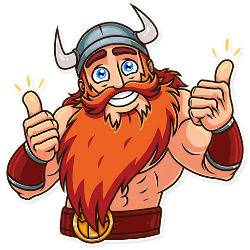 Sticker from the "Viking" sticker pack