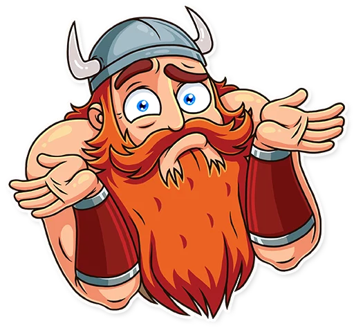 Sticker from the "Viking" sticker pack