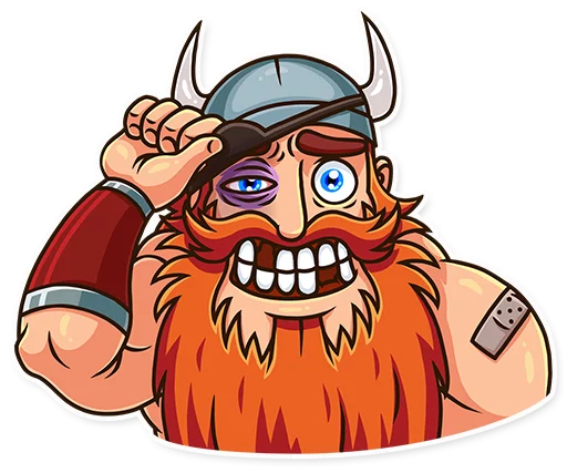 Sticker from the "Viking" sticker pack