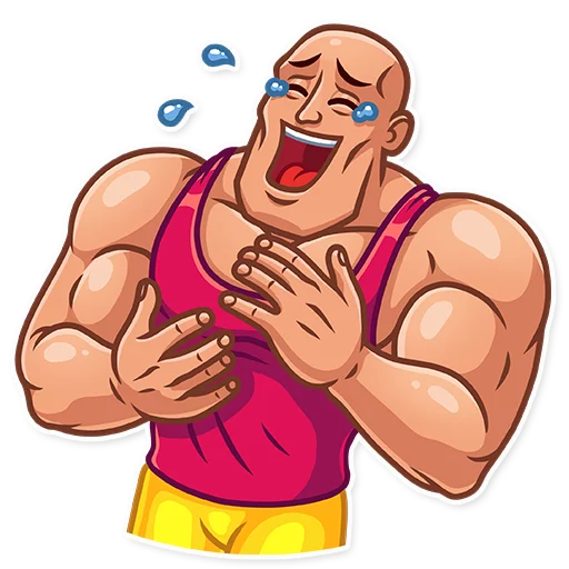 Sticker from the "Bodybuilder" sticker pack