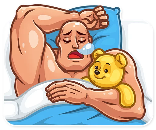 Sticker from the "Bodybuilder" sticker pack