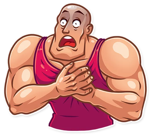 Sticker from the "Bodybuilder" sticker pack