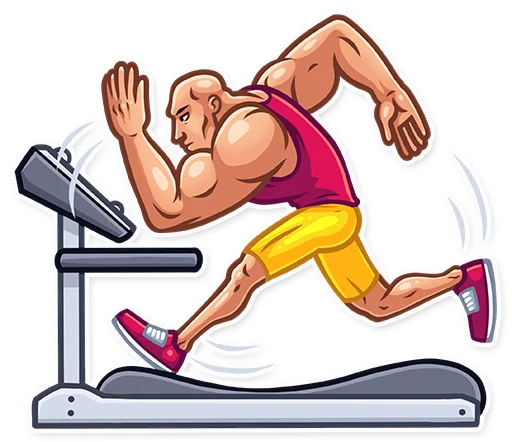 Sticker from the "Bodybuilder" sticker pack