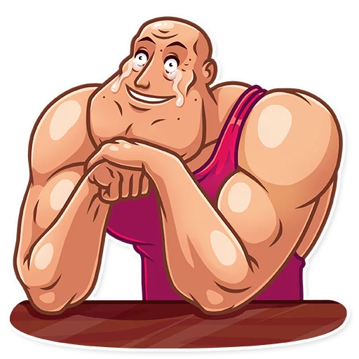 Sticker from the "Bodybuilder" sticker pack