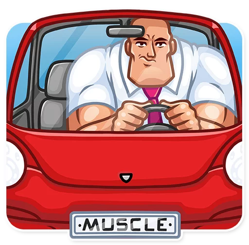 Sticker from the "Bodybuilder" sticker pack