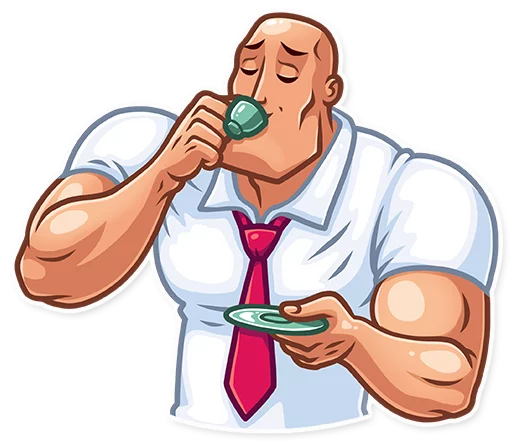 Sticker from the "Bodybuilder" sticker pack