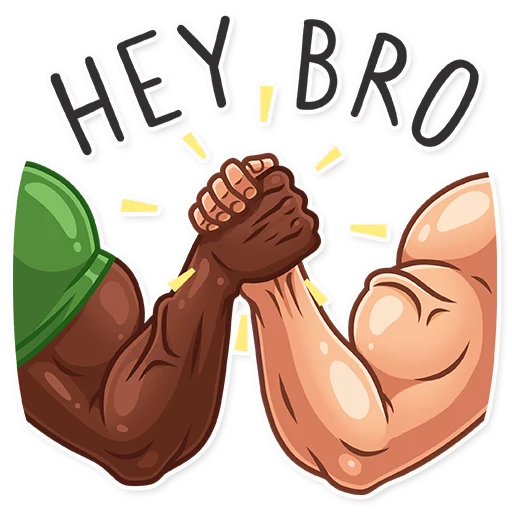 Sticker from the "Bodybuilder" sticker pack