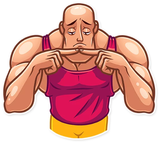 Sticker from the "Bodybuilder" sticker pack