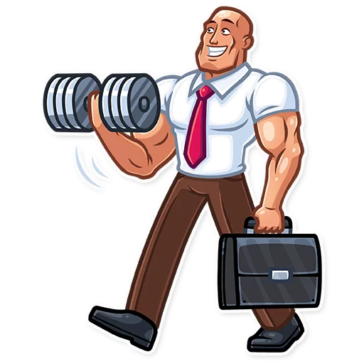 Sticker from the "Bodybuilder" sticker pack