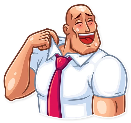 Sticker from the "Bodybuilder" sticker pack