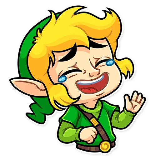 Sticker from the "The Hero of Hyrule" sticker pack