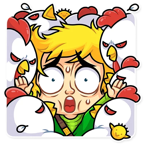 Sticker from the "The Hero of Hyrule" sticker pack