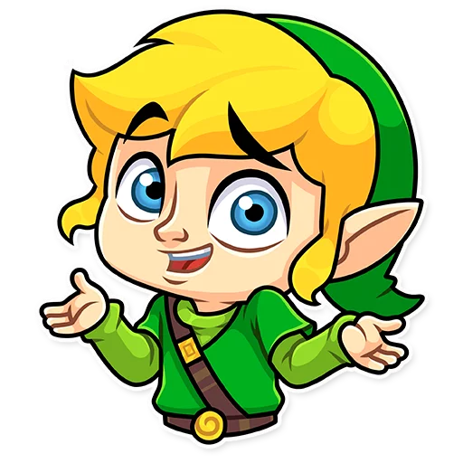 Sticker from the "The Hero of Hyrule" sticker pack