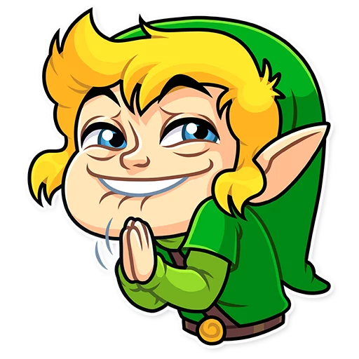 Sticker from the "The Hero of Hyrule" sticker pack