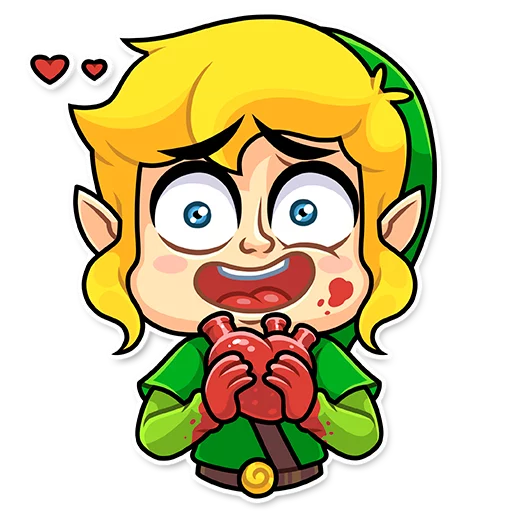 Sticker from the "The Hero of Hyrule" sticker pack