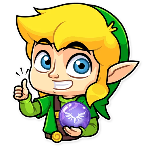 Sticker from the "The Hero of Hyrule" sticker pack