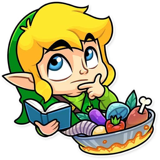 Sticker from the "The Hero of Hyrule" sticker pack