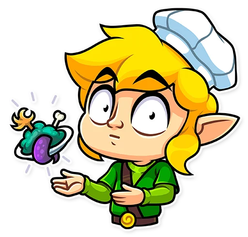 Sticker from the "The Hero of Hyrule" sticker pack