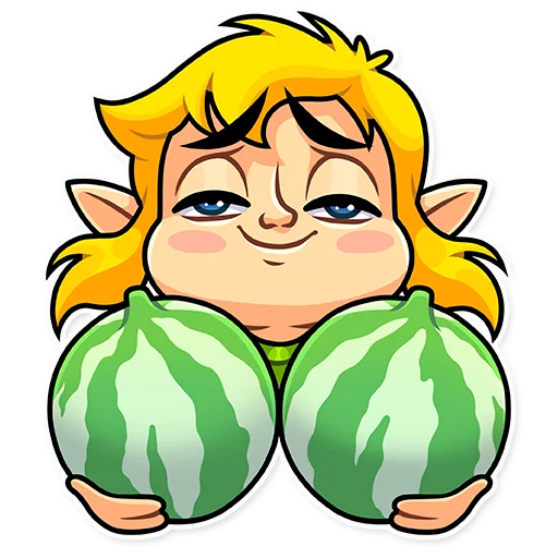 Sticker from the "The Hero of Hyrule" sticker pack