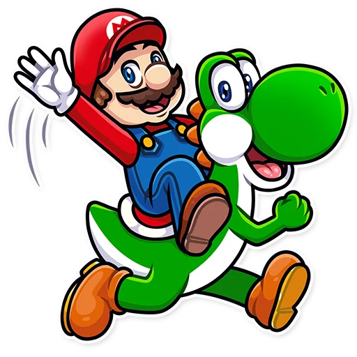 Sticker from the "It's-a Me, Mario!" sticker pack