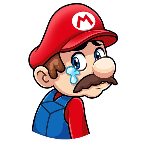 Sticker from the "It's-a Me, Mario!" sticker pack