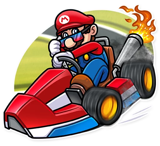 Sticker from the "It's-a Me, Mario!" sticker pack