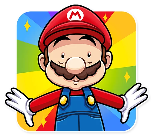 Sticker from the "It's-a Me, Mario!" sticker pack