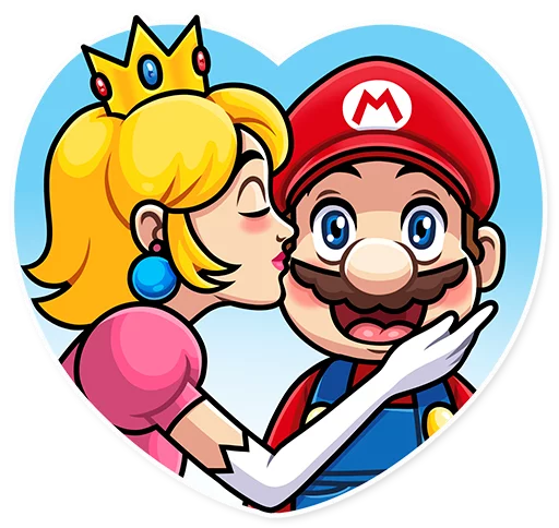 Sticker from the "It's-a Me, Mario!" sticker pack