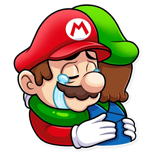 Sticker from the "It's-a Me, Mario!" sticker pack