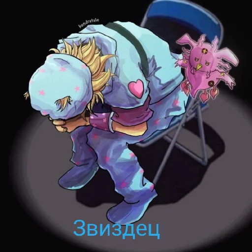 Sticker from the "Джоджо топ" sticker pack