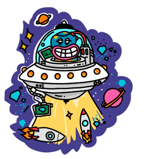 Sticker from the "TriTON" sticker pack