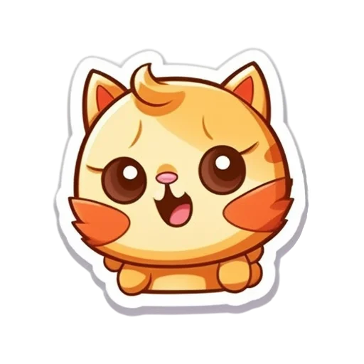 Sticker from the "Kittens" sticker pack