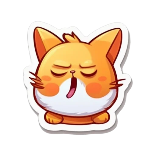 Sticker from the "Kittens" sticker pack