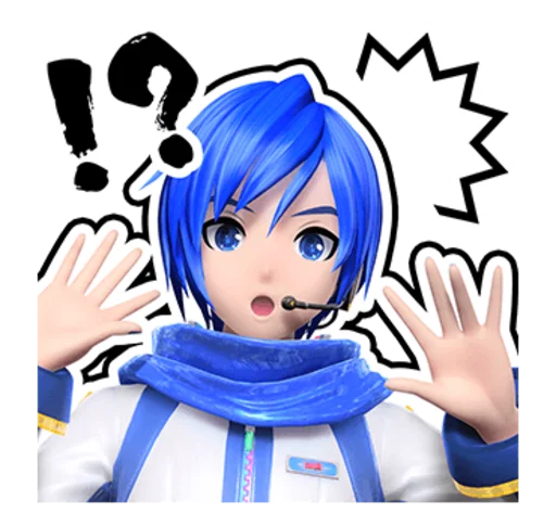 Sticker from the "Hatsune Miku: Project DIVA Future Tone" sticker pack