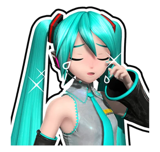 Sticker from the "Hatsune Miku: Project DIVA Future Tone" sticker pack