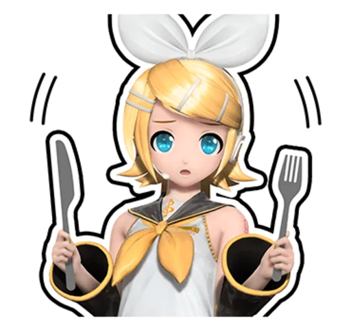 Sticker from the "Hatsune Miku: Project DIVA Future Tone" sticker pack