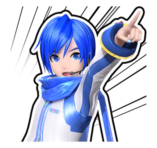 Sticker from the "Hatsune Miku: Project DIVA Future Tone" sticker pack