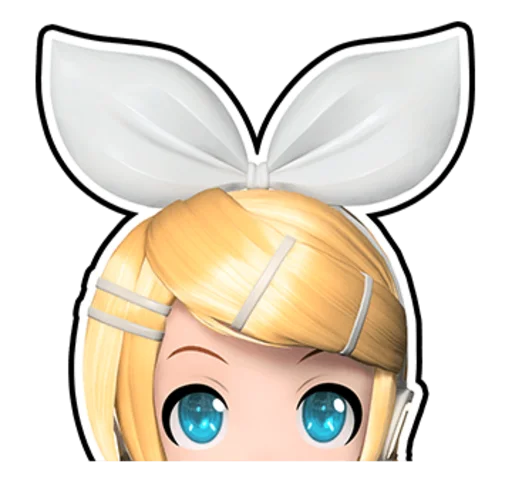 Sticker from the "Hatsune Miku: Project DIVA Future Tone" sticker pack