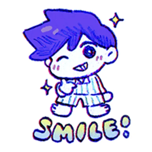 Sticker from the "i love omori sm" sticker pack