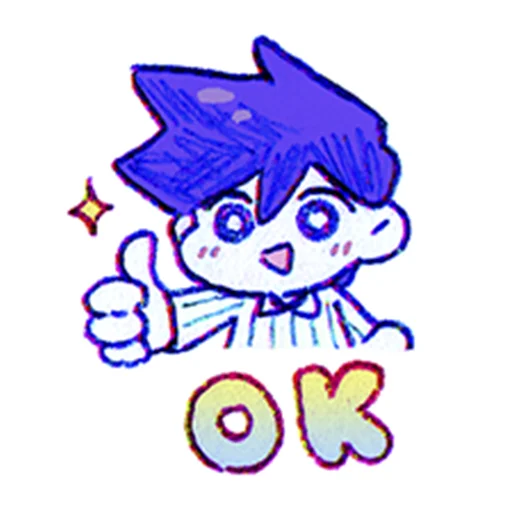 Sticker from the "i love omori sm" sticker pack