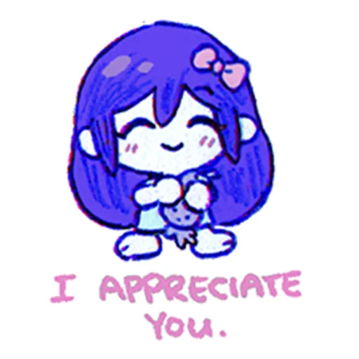 Sticker from the "i love omori sm" sticker pack