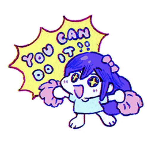 Sticker from the "i love omori sm" sticker pack