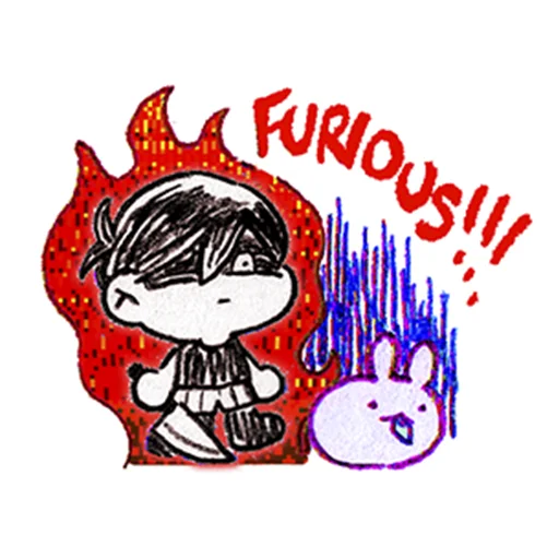 Sticker from the "i love omori sm" sticker pack