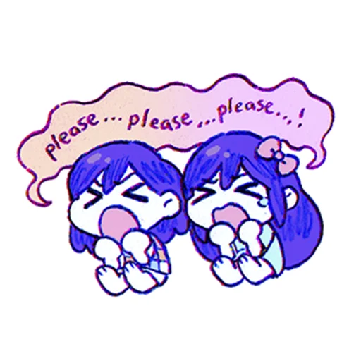 Sticker from the "i love omori sm" sticker pack