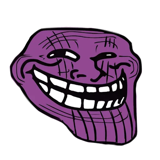 Sticker from the "Troll Face" sticker pack